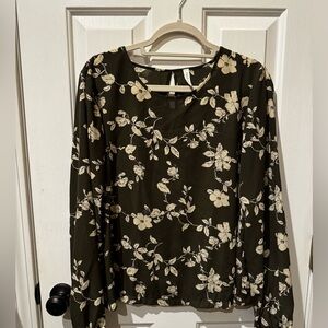 Mia & Tess Floral Print Blouse
